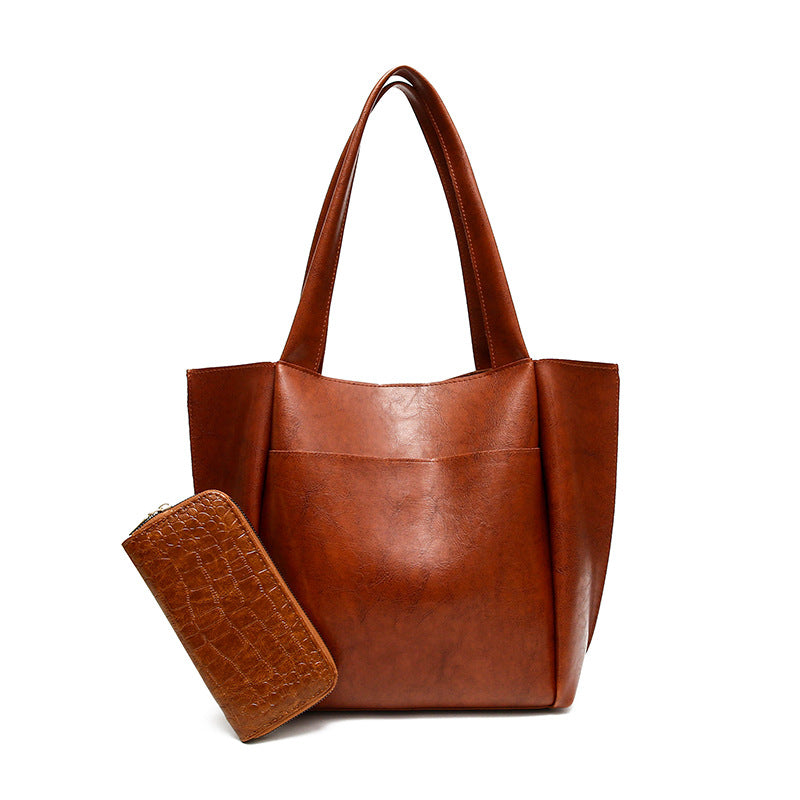 Women's Tote Bag with multifunctional interior layout