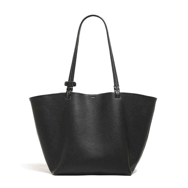 Women's tote bag set made of high-quality synthetic leather with practical mini bag