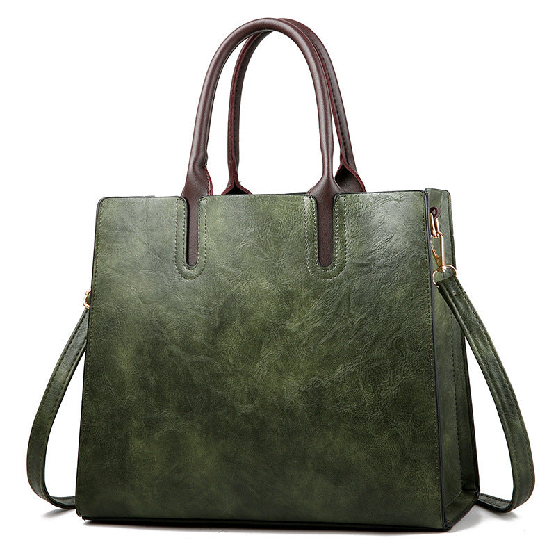 Women's elegant tote bag with detachable shoulder strap