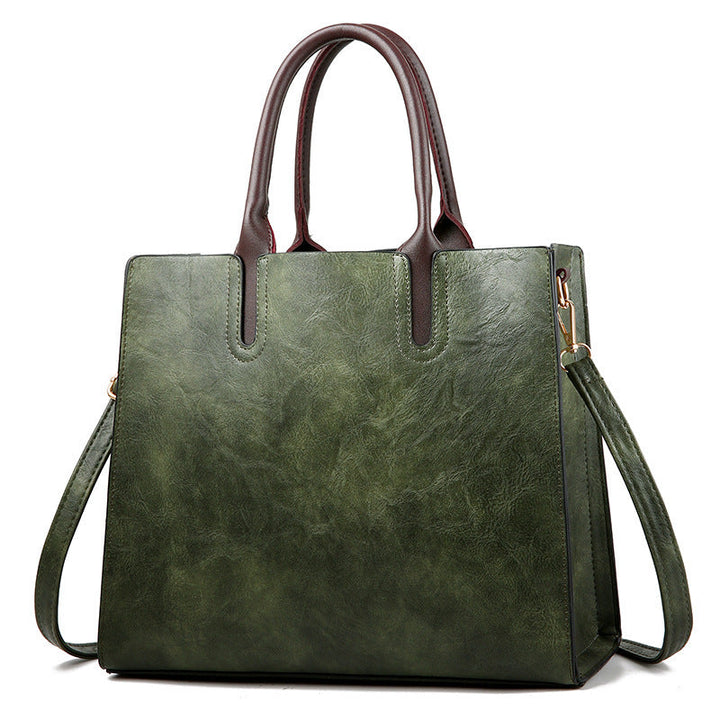 Women's elegant tote bag with detachable shoulder strap