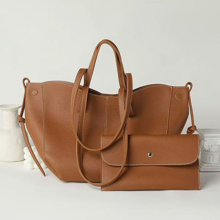 Women's Tote Bag with practical interior pocket and detachable wallet