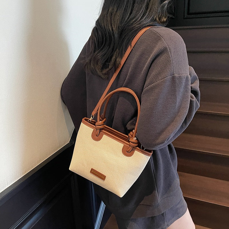 Women practical tote bag with stylish handles