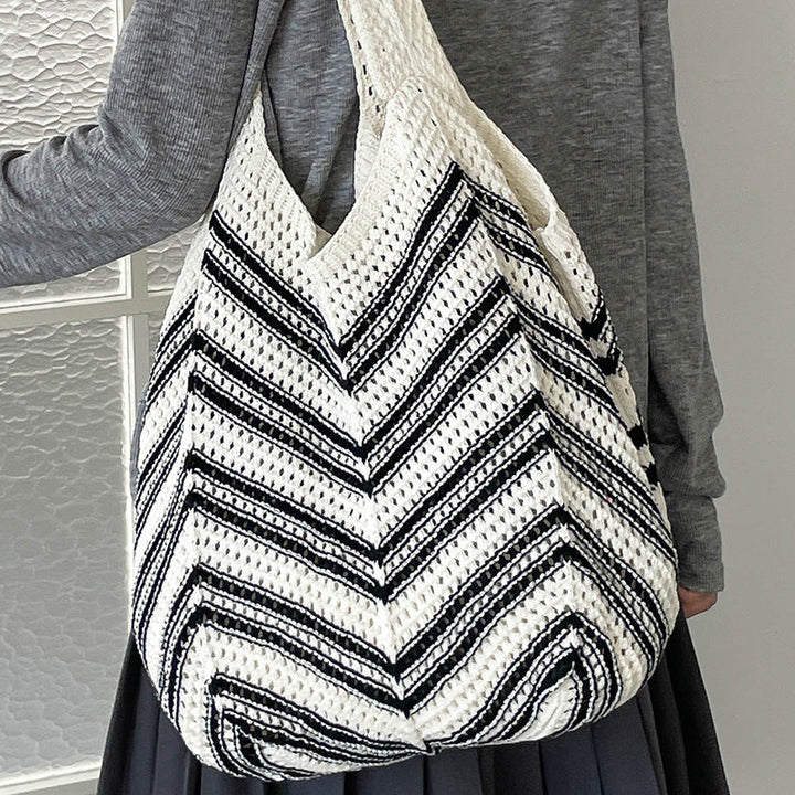 Ladies Crochet Tote Bag