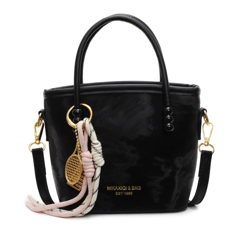 Women's Mini-Shopper Bag with Fashionable Chain Application