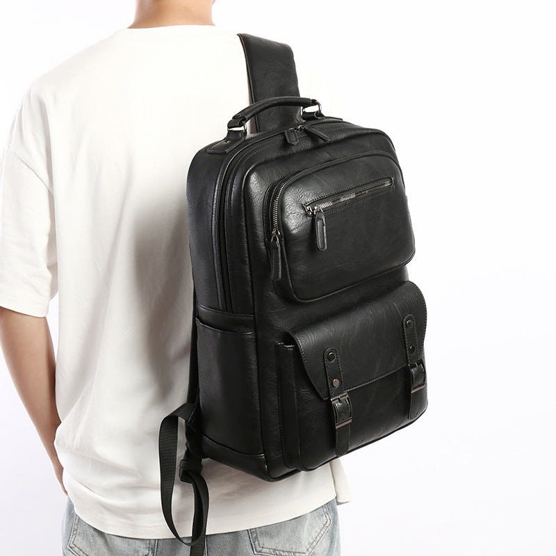 Premium Leather Organizer Backpack Cardanzo