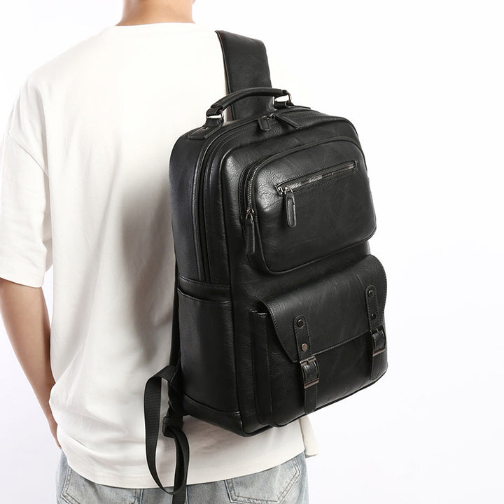 Premium Leather Organizer Backpack Cardanzo