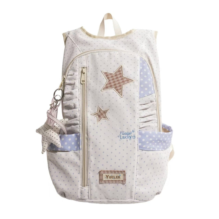 Star-Appliquéd Lightweight Backpack