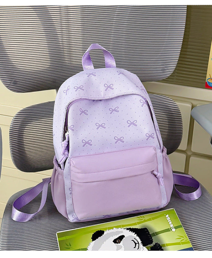 Whimsical Pattern Casual School Backpack
