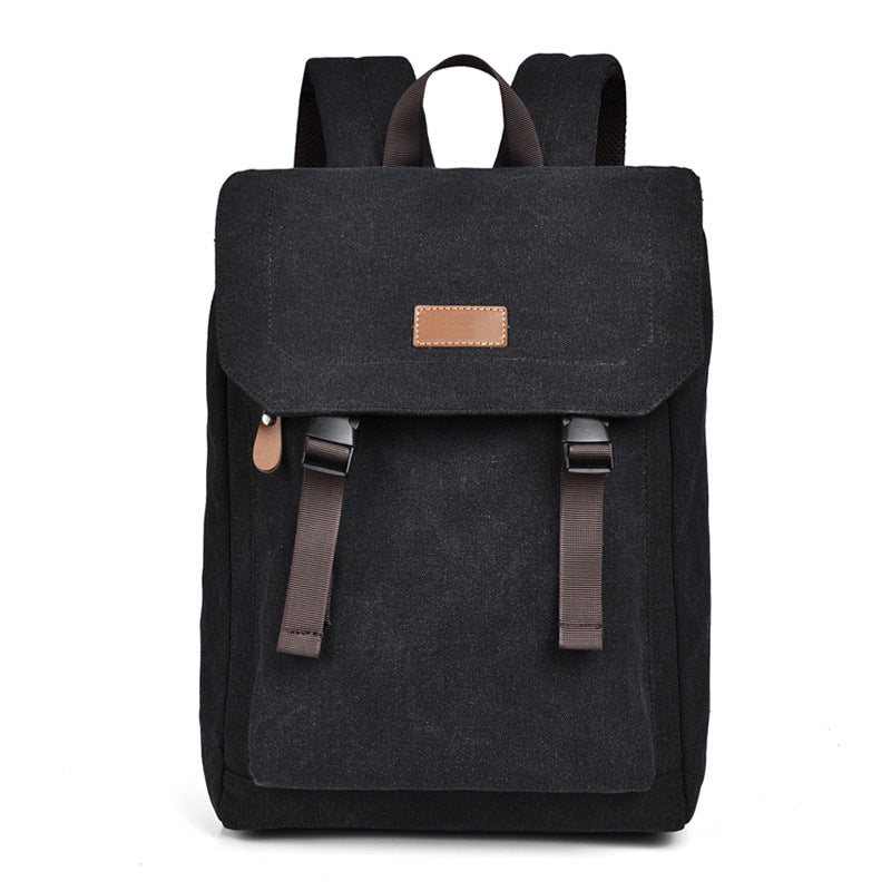 Backpack with Practical Flap Lid and Durable Material