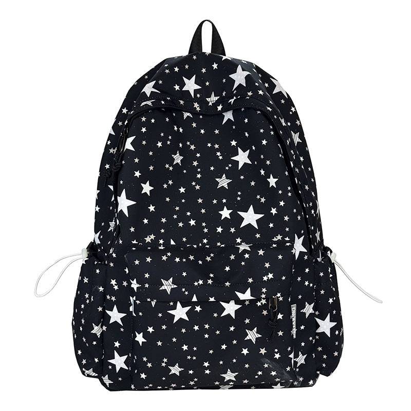 Star-Patterned Everyday Backpack