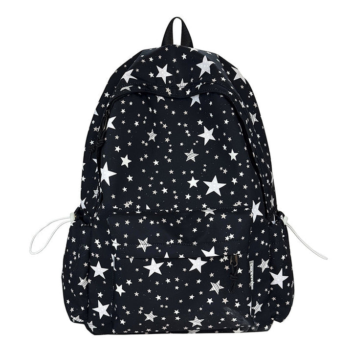 Star-Patterned Everyday Backpack