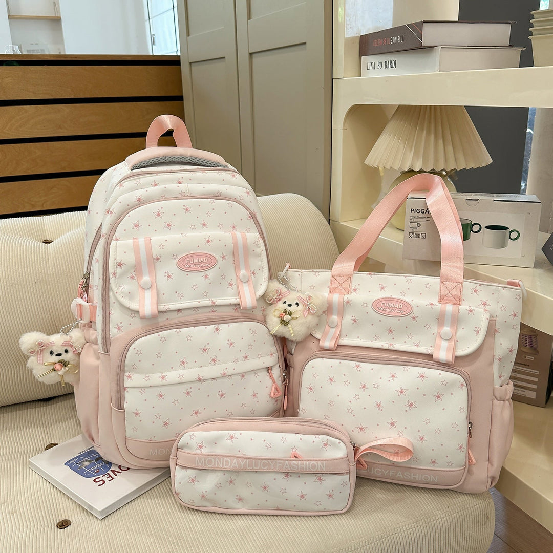 Star Patterned Multi-Functional Backpack