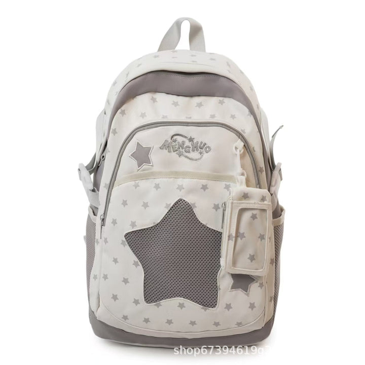 Star-Embellished Ergonomic Backpack
