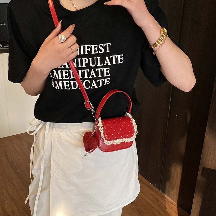 Women’s mini handbag with playful design and unique details