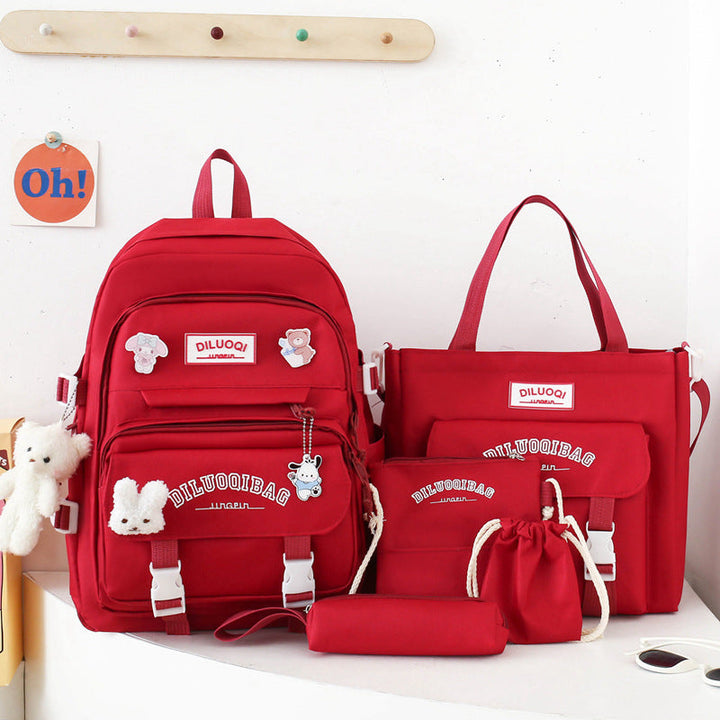 Versatile All-in-One School Backpack and Tote Set