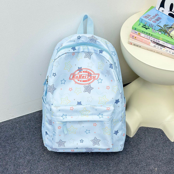 Star-Themed Multi-Compartt Backpack