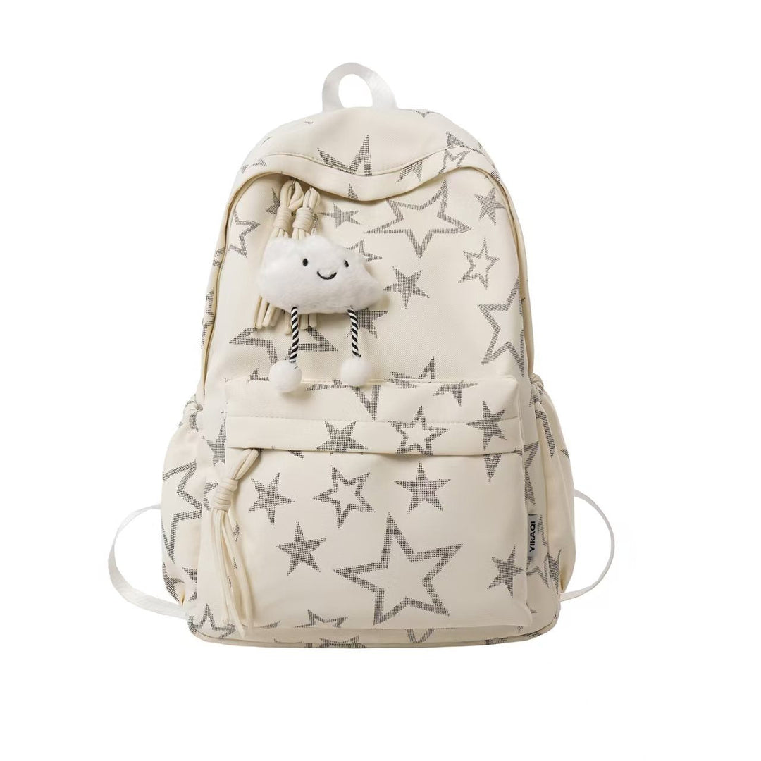 Star-Printed Playful Backpack