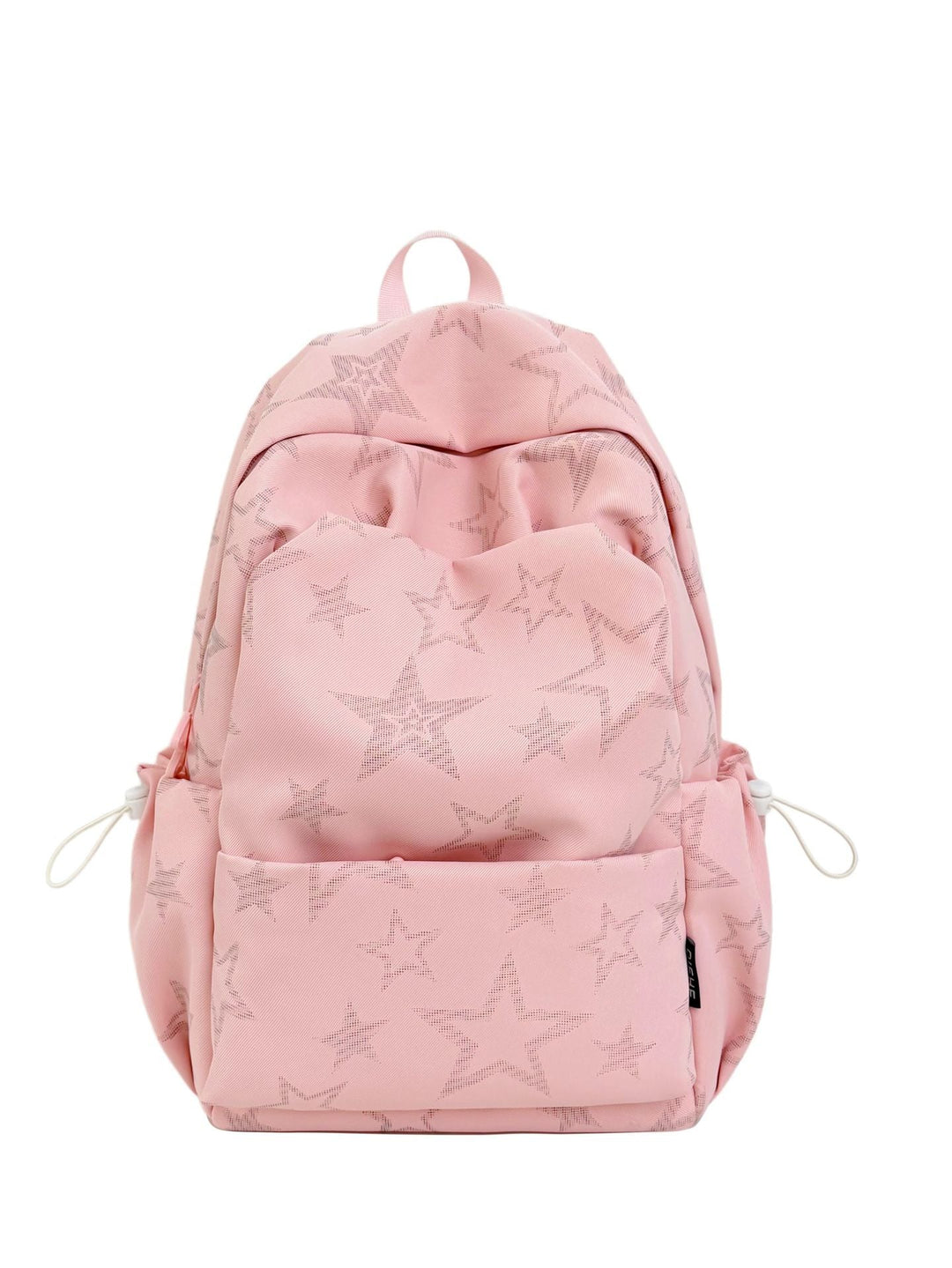 Star-Embroidered Casual School Backpack