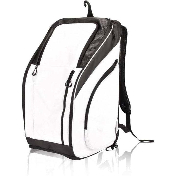 Sporty backpack with practical compartments and ergonomic design
