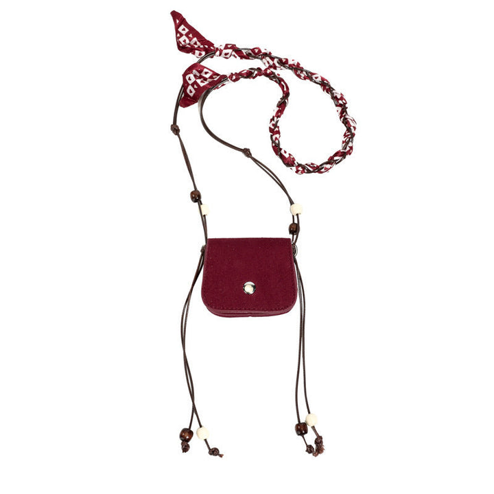 Women's mini handbag with adjustable chain strap and customizable design
