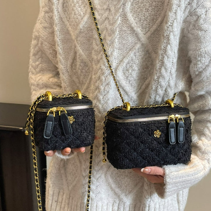 Women's mini handbag with removable shoulder strap