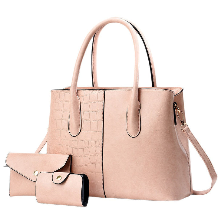 Women's tote bag with removable accessories