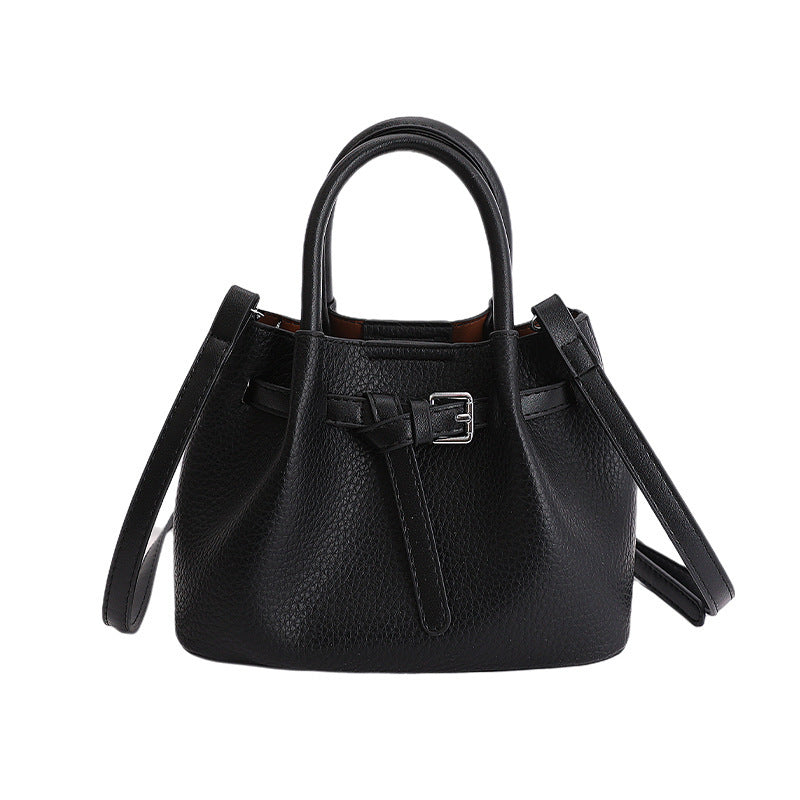 Women Designer Bucket Bag with playful animal charm
