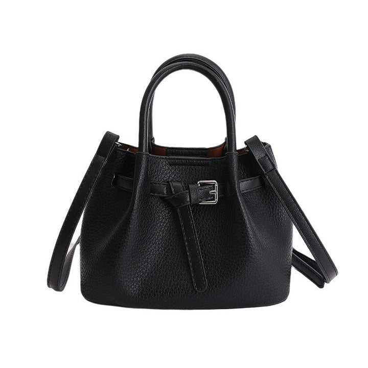 Women Designer Bucket Bag with playful animal charm