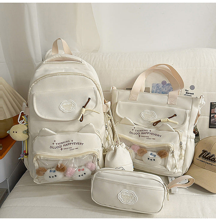 Multi-Functional School Backpack and Tote Bundle