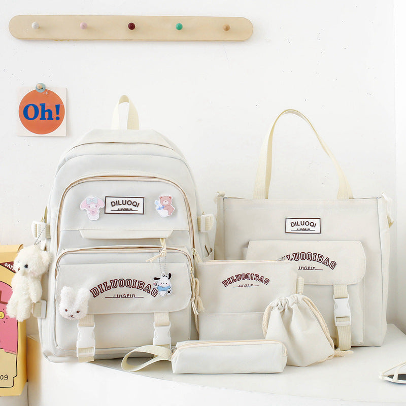 Versatile All-in-One School Backpack and Tote Set