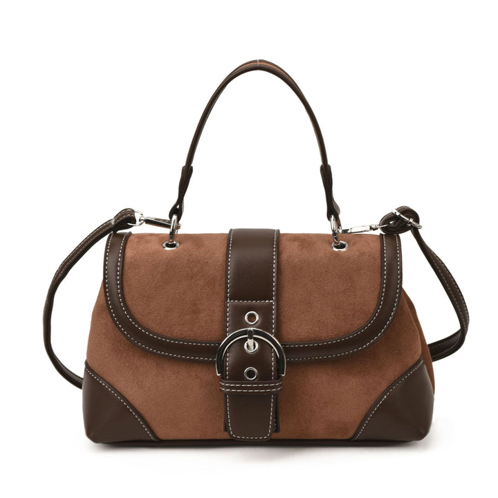 Women's practical shoulder bag made of high-quality synthetic leather