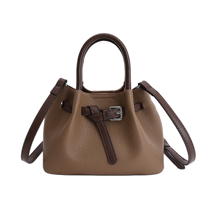 Women Designer Bucket Bag with playful animal charm