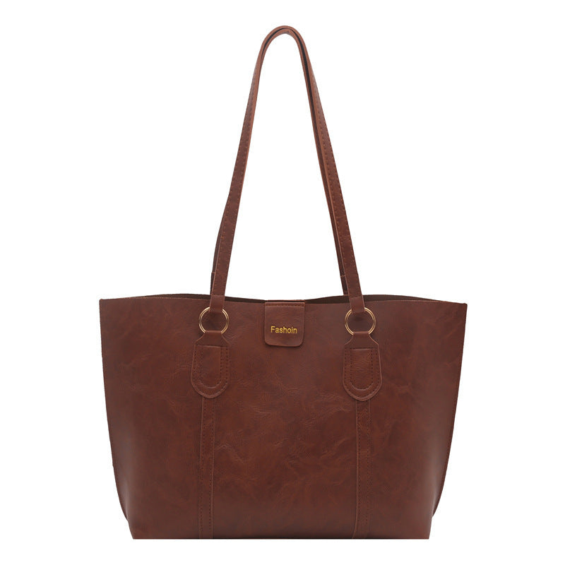 Women's elegant shopping bag with textured design