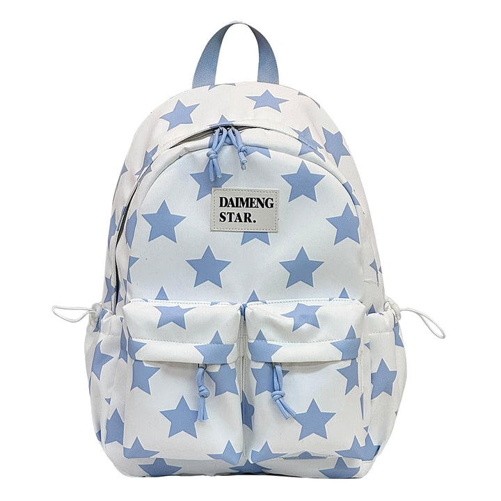 Star-Patterned Casual Backpack
