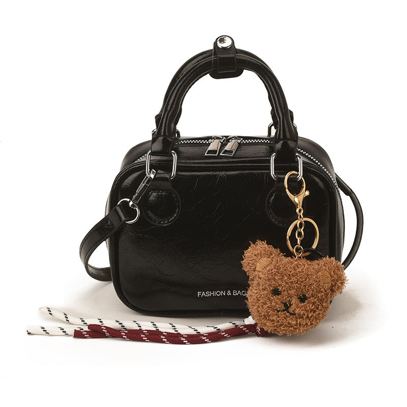Ladies Mini Handbag with Cute Pendant
