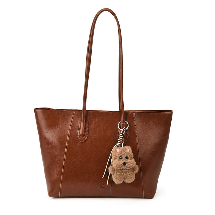 Women’s tote bag with high-quality faux leather and practical interior