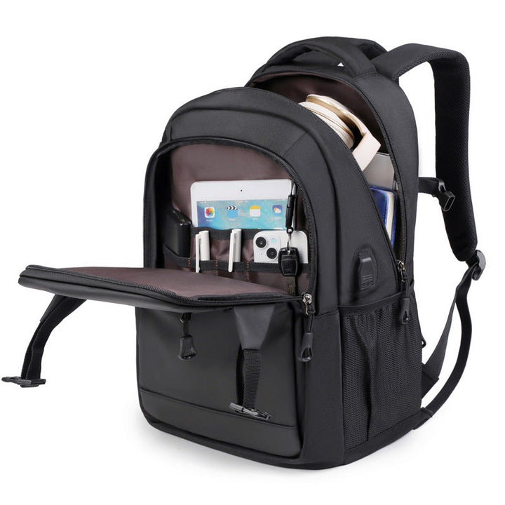 Elegant Laptop Backpack with Versatile Compartments and Ergonomic Design