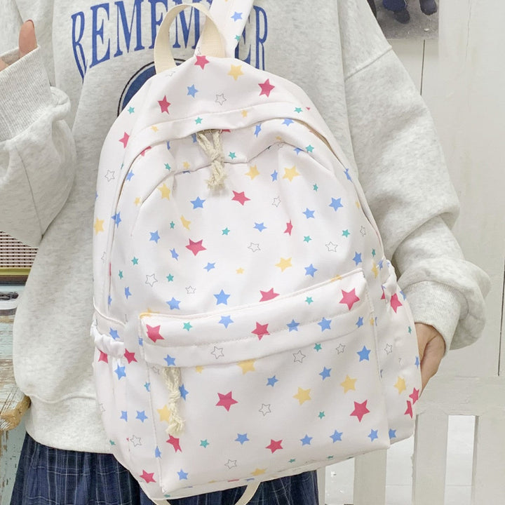 Star-Patterned Lightweight Backpack