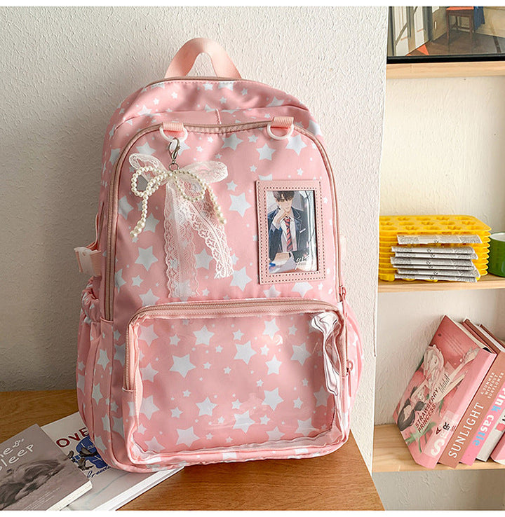 Star-Themed Multi-Functional Backpack