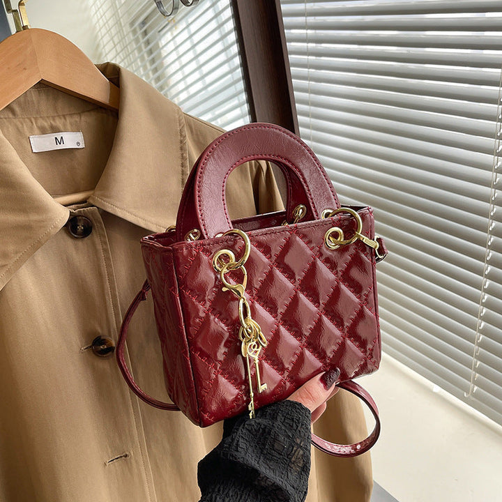 Ladies elegant mini handbag with quilted design