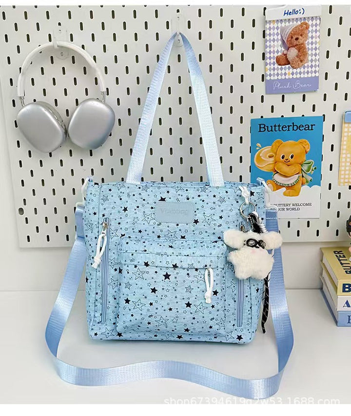 Star-Patterned Multi-Functional Backpack