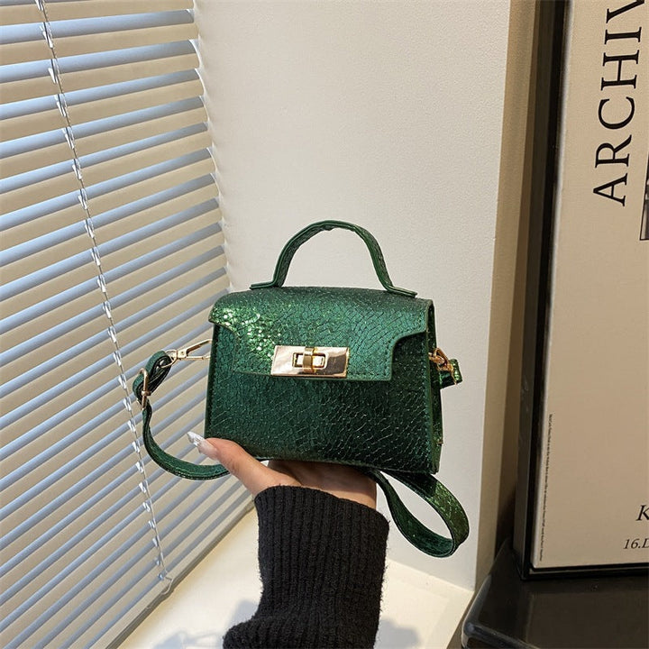 Women's mini handbag in stylish glamour style