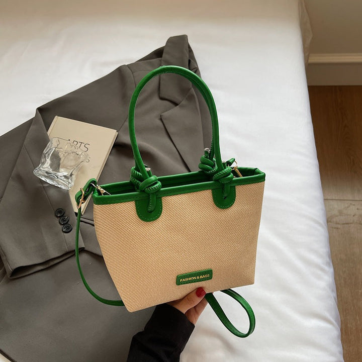 Women practical tote bag with stylish handles