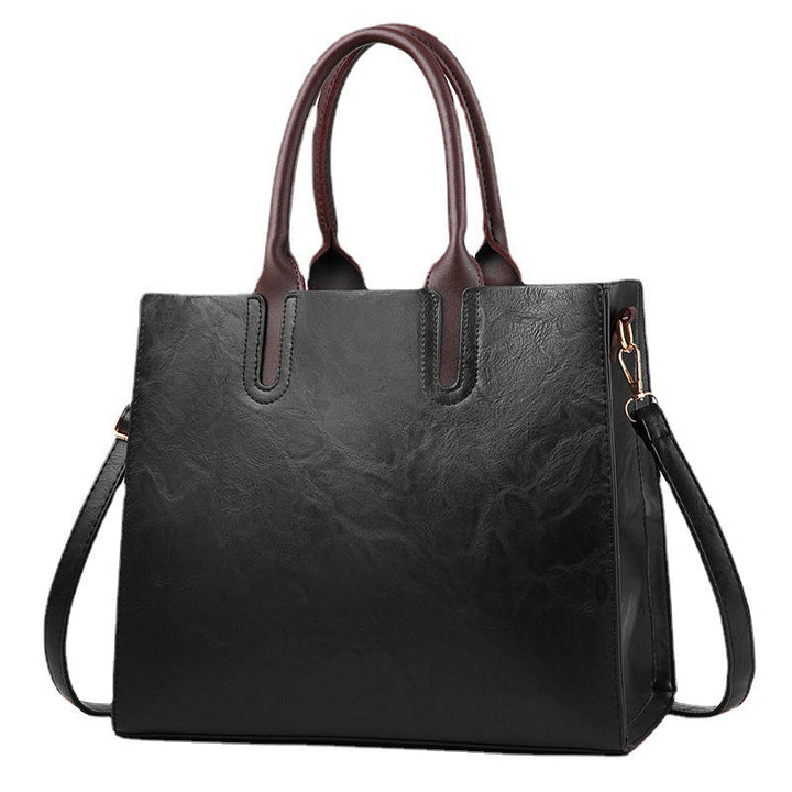Women's elegant tote bag with detachable shoulder strap