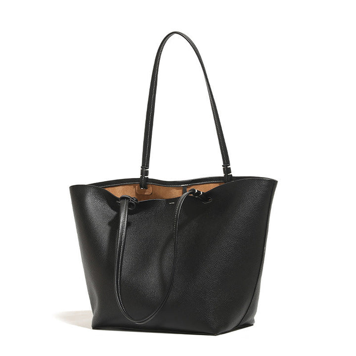 Women's tote bag set made of high-quality synthetic leather with practical mini bag
