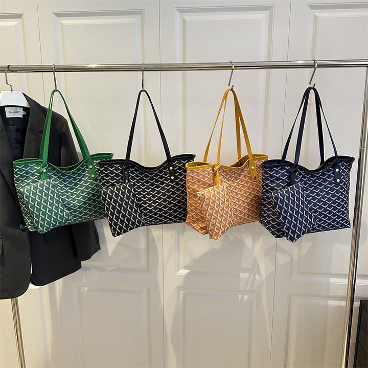 Women's stylish tote bag with fashionable pattern