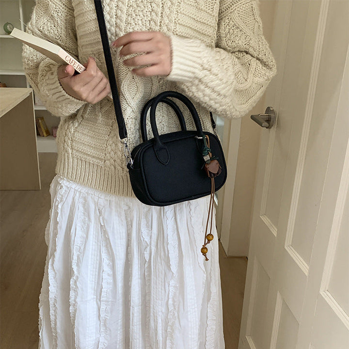 Women's Mini-Handbag with Detachable Shoulder Strap and Elegant Design