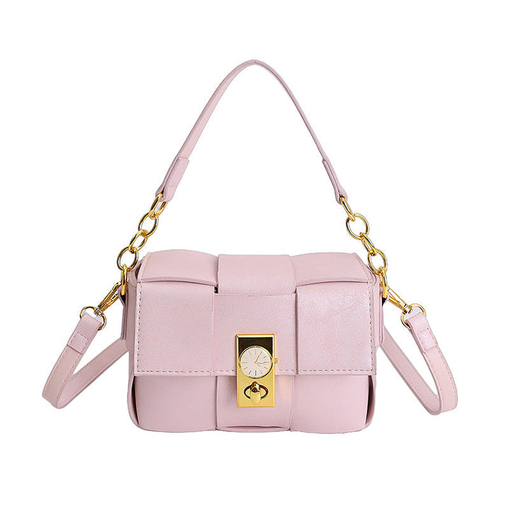 Women's shoulder bag with removable pendant