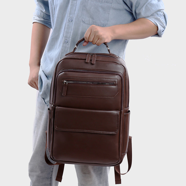 Executive Leather Backpack Cardanzo