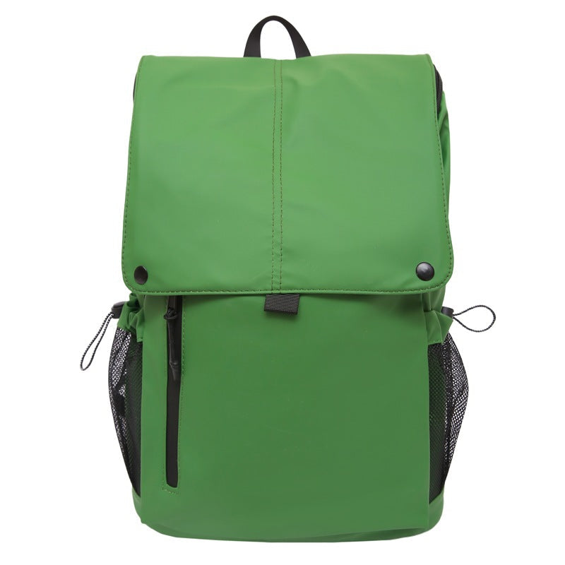 Urban backpack with breathable mesh material and practical compartments
